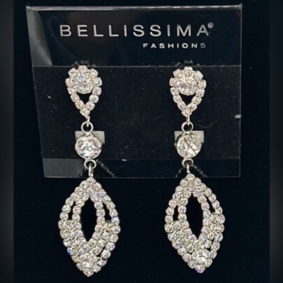 ✨🎊✨ BELLISSIMA SPARKLING DROP EARRINGS - Picture 4 of 4